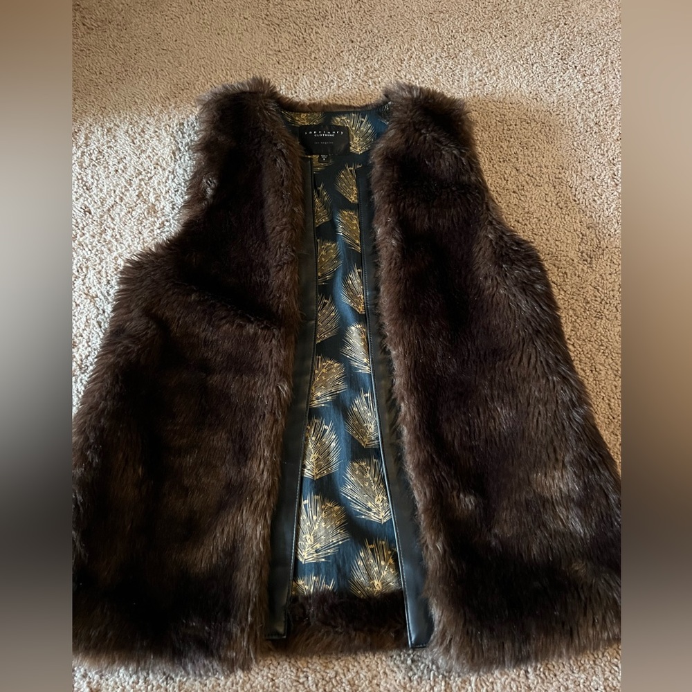 Sanctuary Clothing Faux Fur Vest